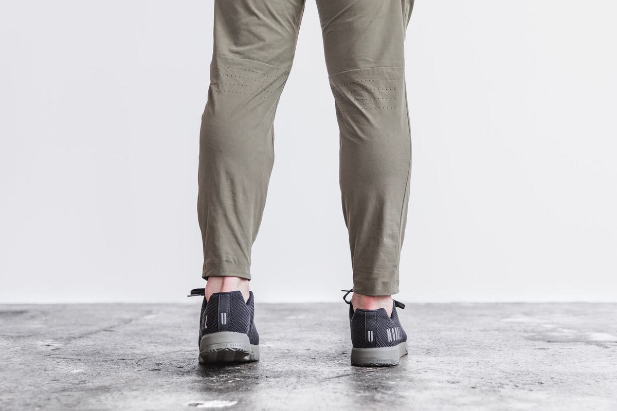 Nobull Lightweight Woven Mjukisbyxor Herr Gröna | VQ6531492