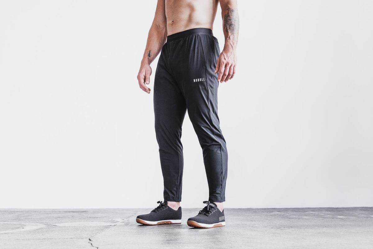 Nobull Lightweight Woven Mjukisbyxor Herr Svarta | XF3260851