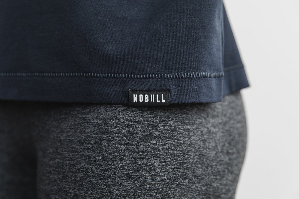 Nobull Lightweight Ärmlös T-Shirt Dam Marinblå | JP4297813