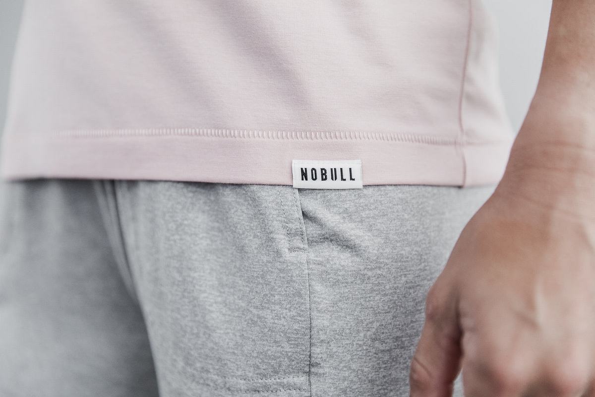 Nobull Lightweight Ärmlös T-Shirt Dam Rosa | UY3826940