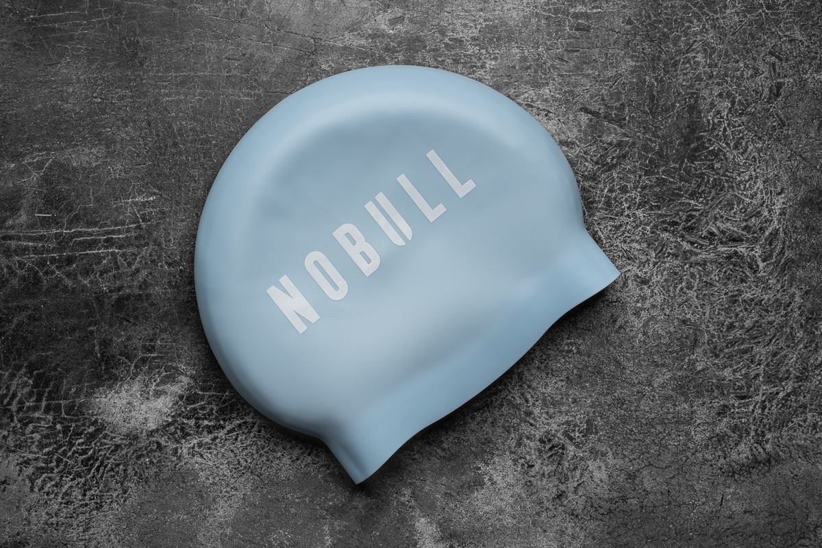 Nobull Long Hair Swim Cap Herr Blå | BL8903651