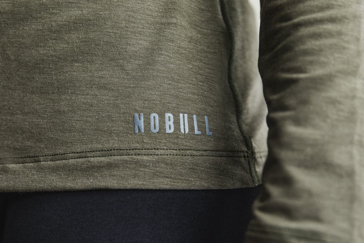 Nobull Långärmad T-Shirt Dam Gröna | PB8906471