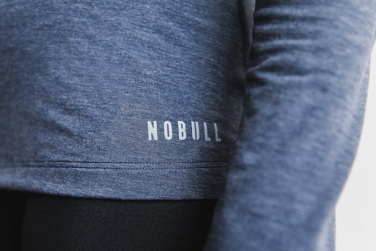 Nobull Långärmad T-Shirt Dam Marinblå | TP4073598