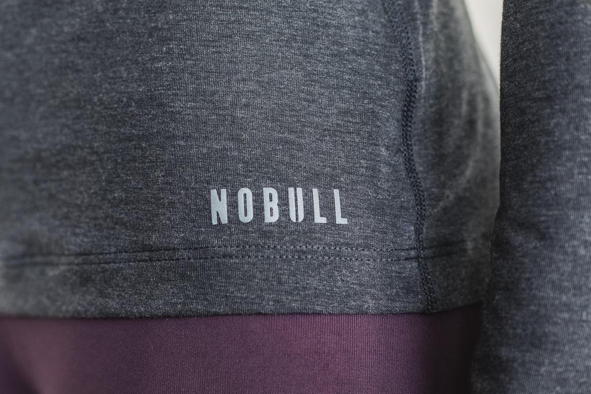 Nobull Långärmad T-Shirt Dam Mörkgrå | DI7981054