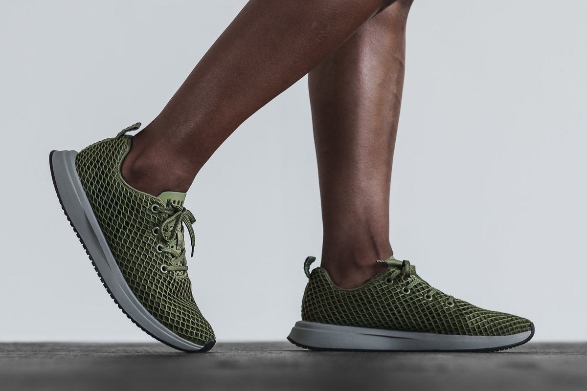 Nobull Mesh Runner Löparskor Dam Olivgröna | NZ0328761