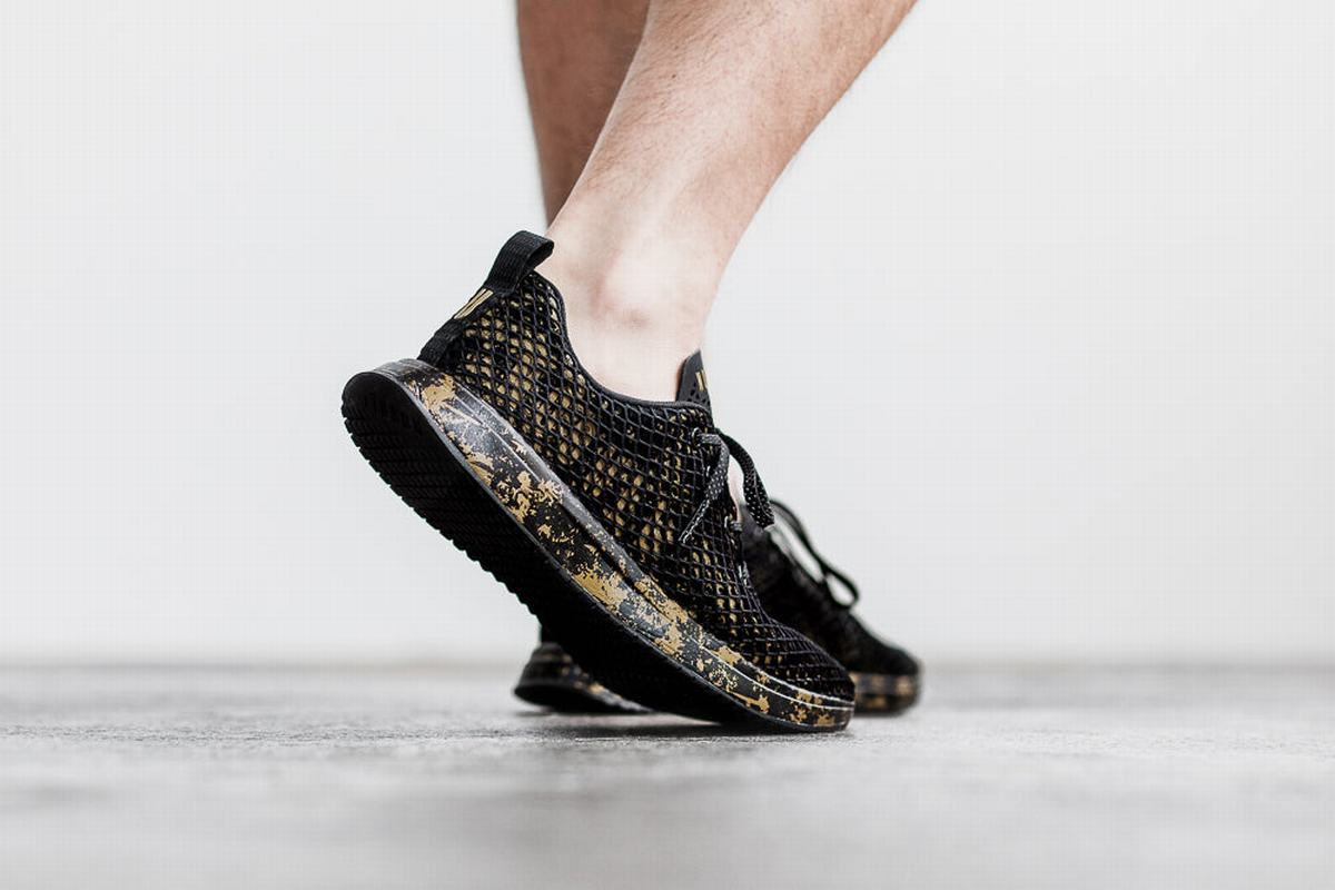 Nobull Mesh Runner Löparskor Herr Guld Svarta | XB8069257