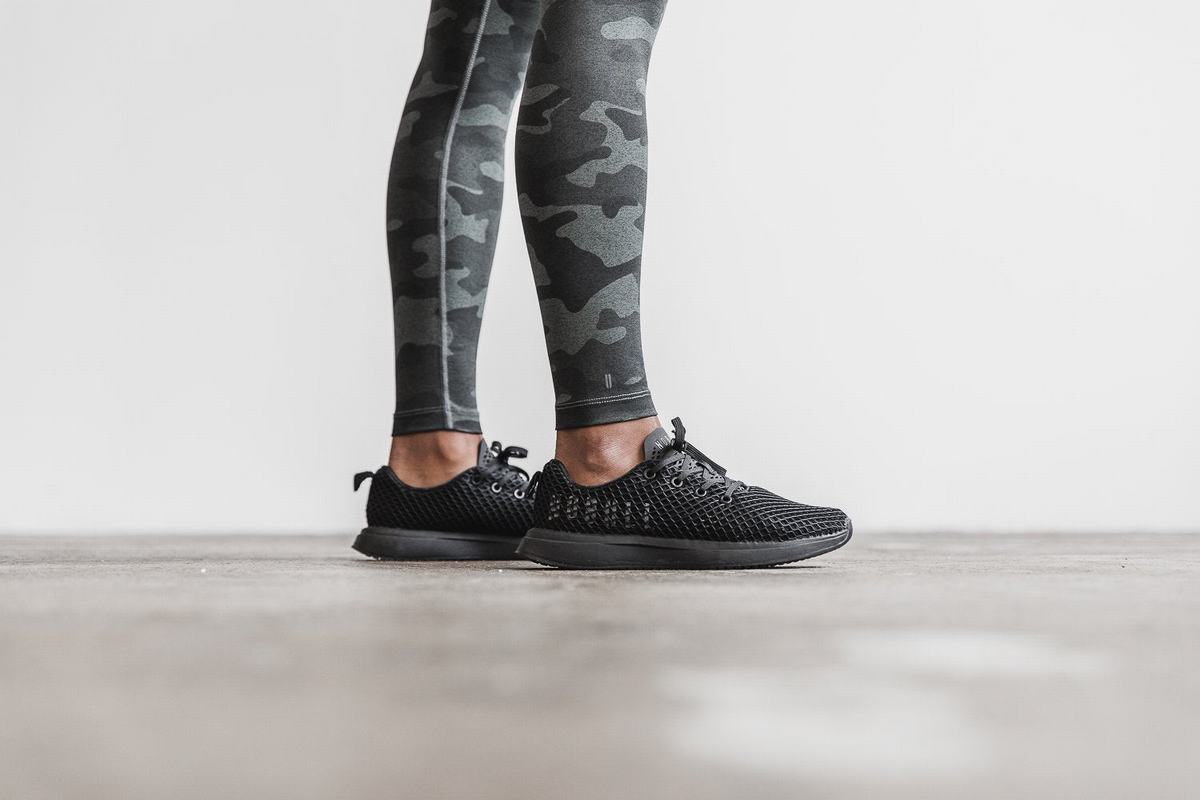 Nobull Mid-Rise Plush Heather Strumpbyxor Dam Grå Camo | WO0725983