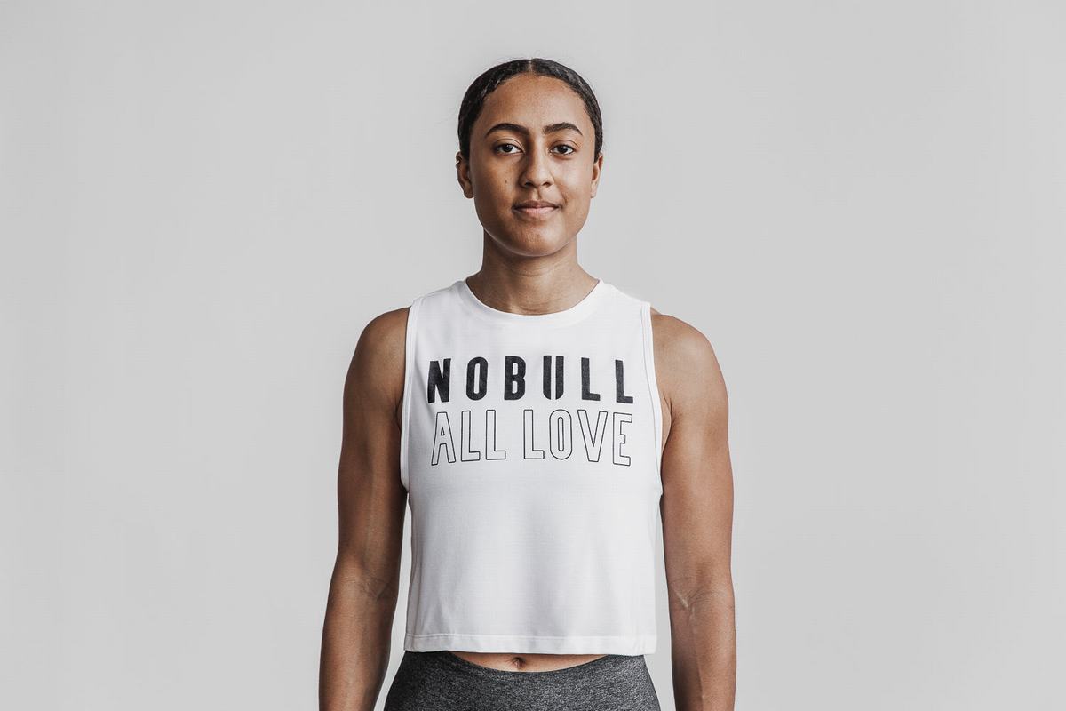 Nobull Muscle All Love Tank Linne Dam Vita | TD2745908