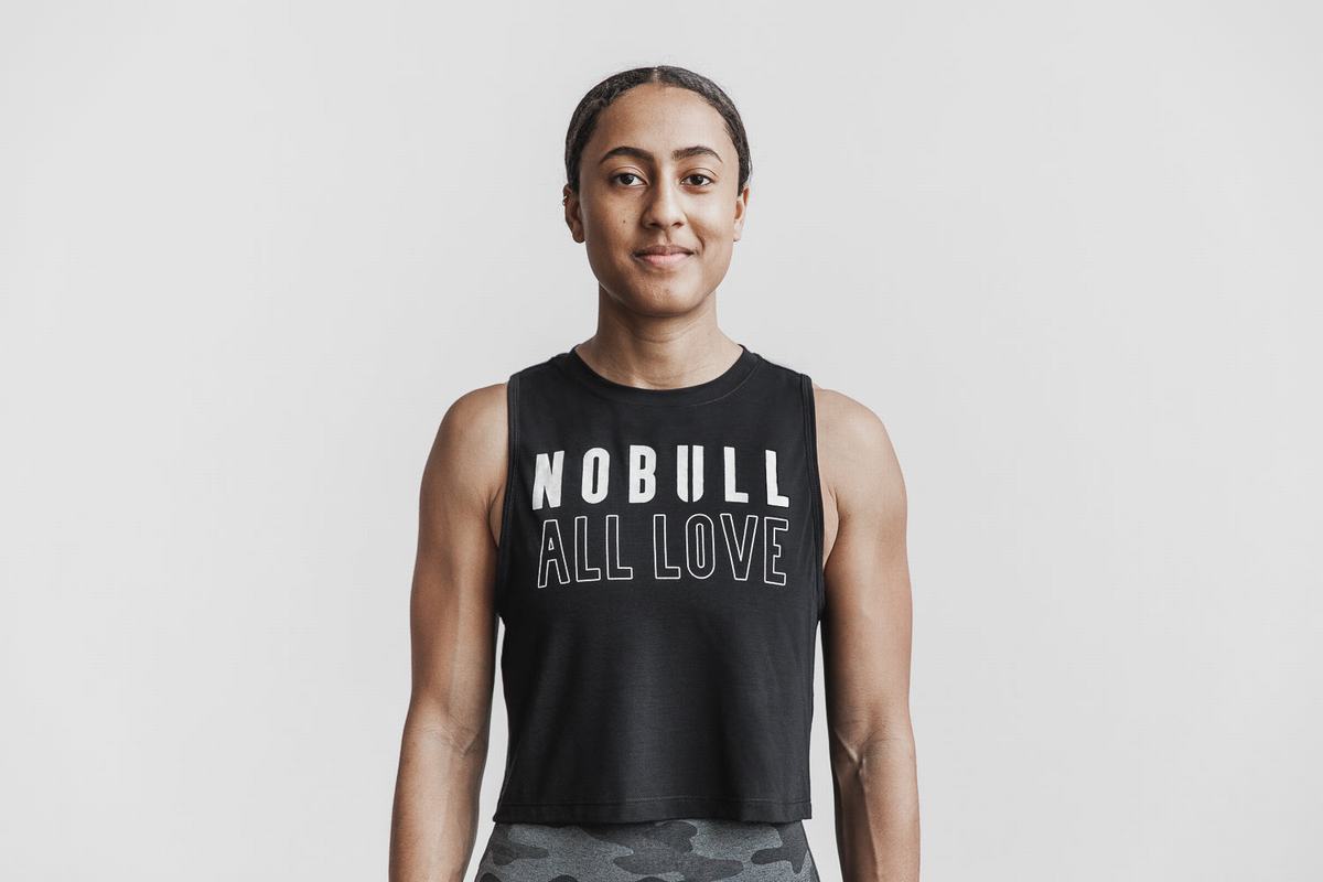 Nobull Muscle All Love Tank Träningslinne Dam Svarta | HN9167043