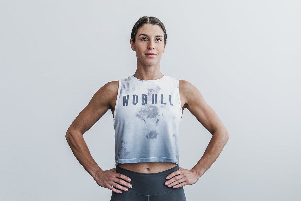 Nobull Muscle Dip-Dye Tank Linne Dam Vita | FP0785296