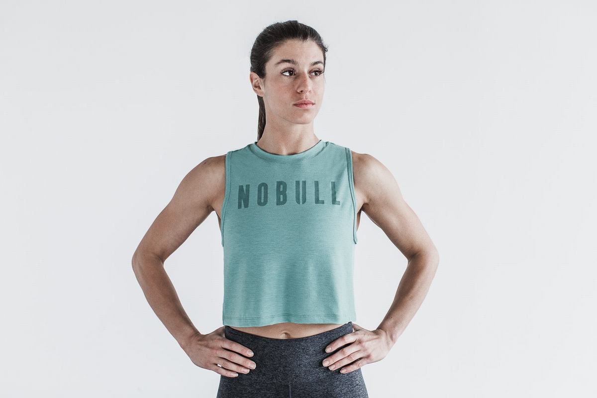 Nobull Muscle Tank Linne Dam Blå | MO1354792