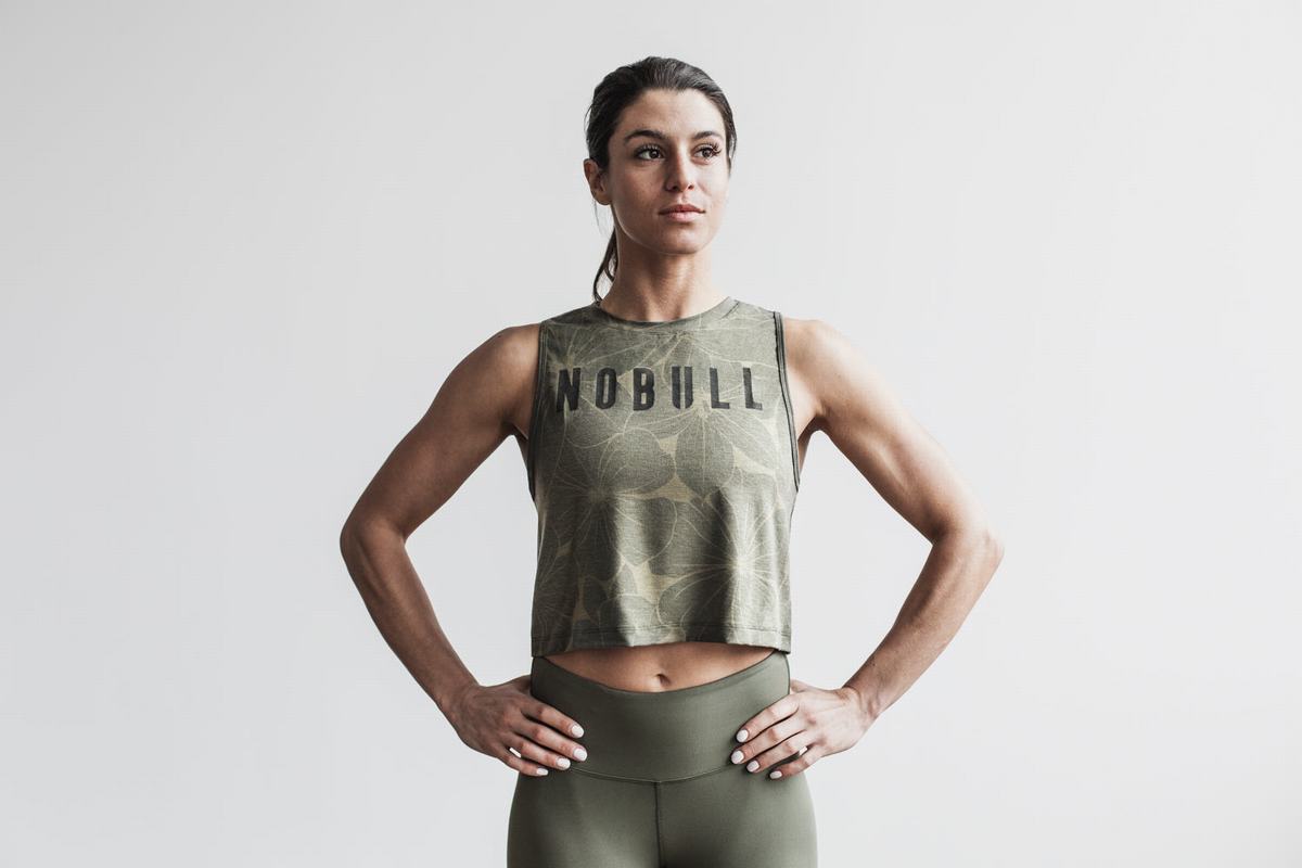 Nobull Muscle Tank Linne Dam Gröna | NM4673089