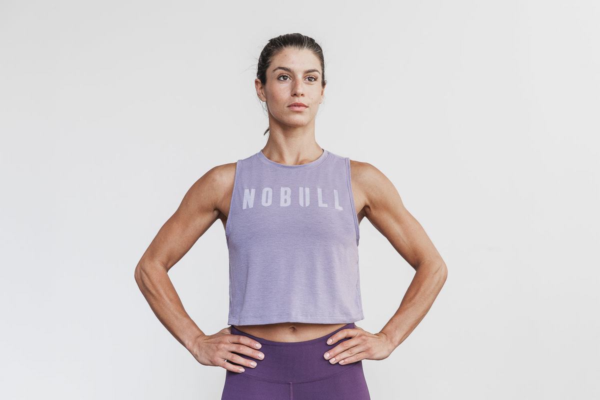 Nobull Muscle Tank Linne Dam Lavendel | MW8907246