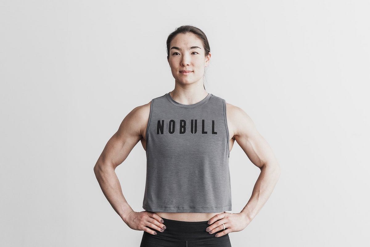 Nobull Muscle Tank Linne Dam Mörkgrå | MJ4725196