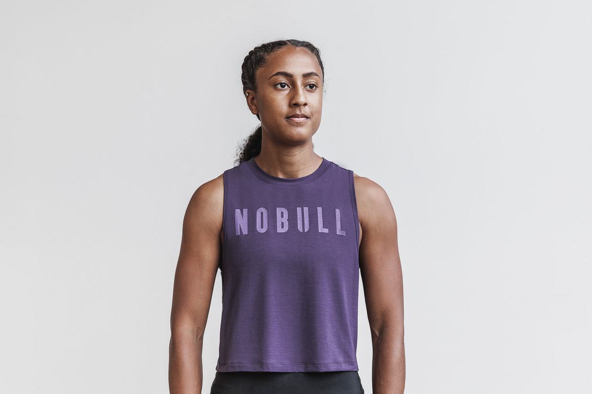 Nobull Muscle Tank Linne Dam Mörklila | UI5086731