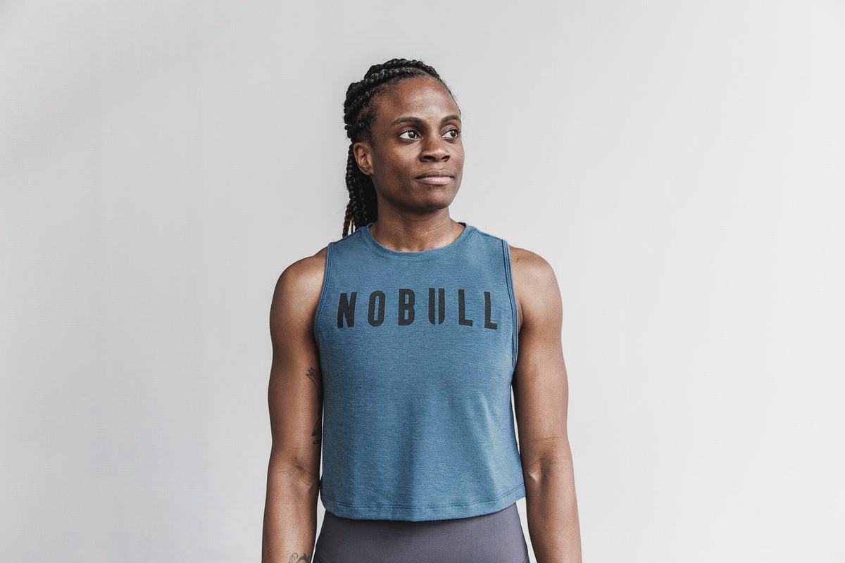 Nobull Muscle Tank Linne Dam Mörkturkos | NM5283079