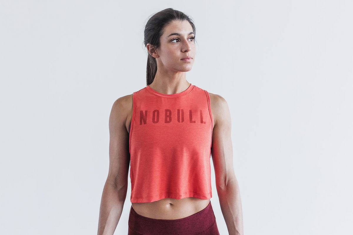 Nobull Muscle Tank Linne Dam Röda | HV2708935