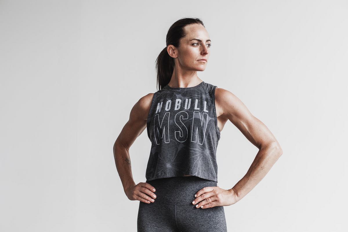 Nobull Muscle Tank (Madison) Linne Dam Grå | WS5631492