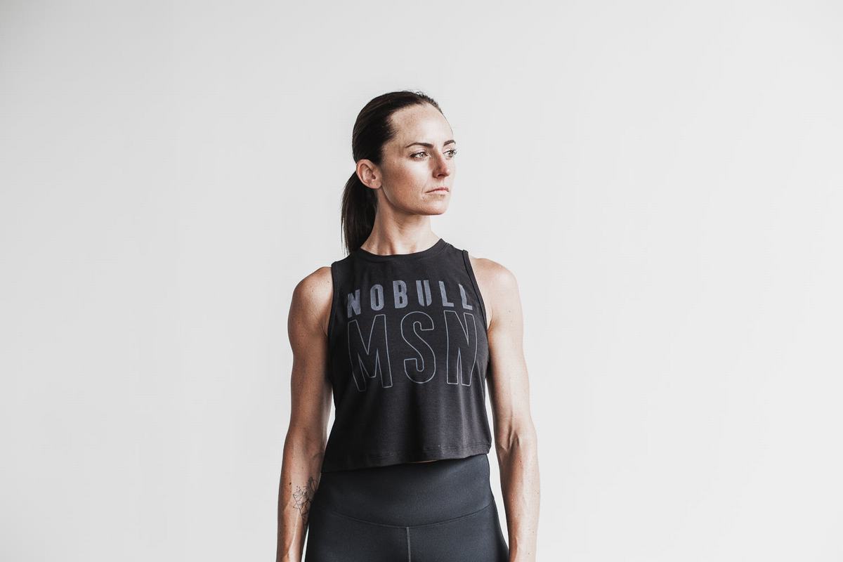 Nobull Muscle Tank (Madison) Linne Dam Svarta | ZO4751892