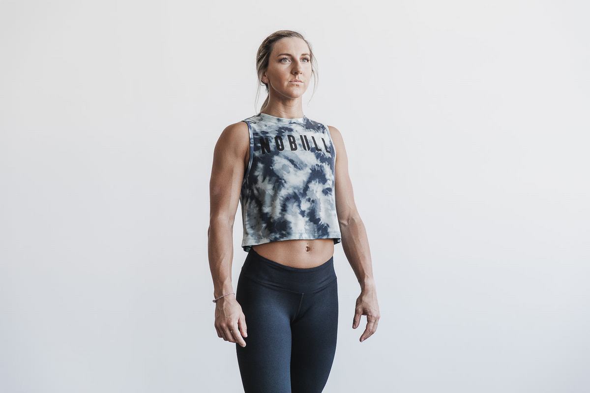 Nobull Muscle Tank Tie-Dye Linne Dam Blå Blå | HA1472396