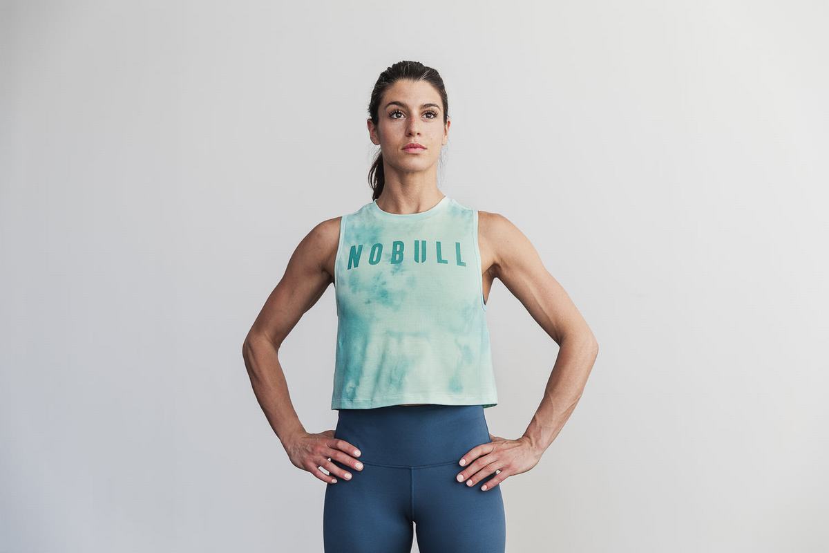 Nobull Muscle Tank Tie-Dye Linne Dam Ljusturkos | JR1408376