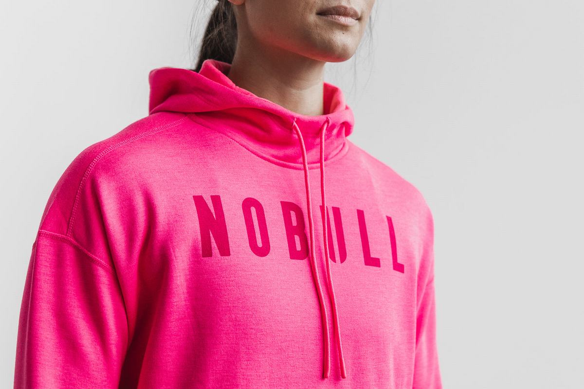 Nobull Neon Huvtröja Dam Rosa | SA5093741