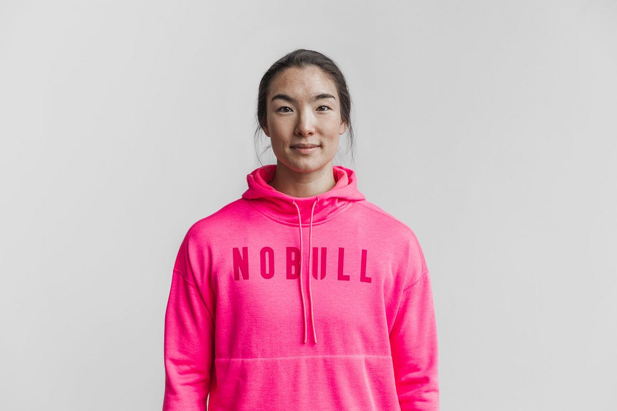 Nobull Neon Huvtröja Dam Rosa | SA5093741