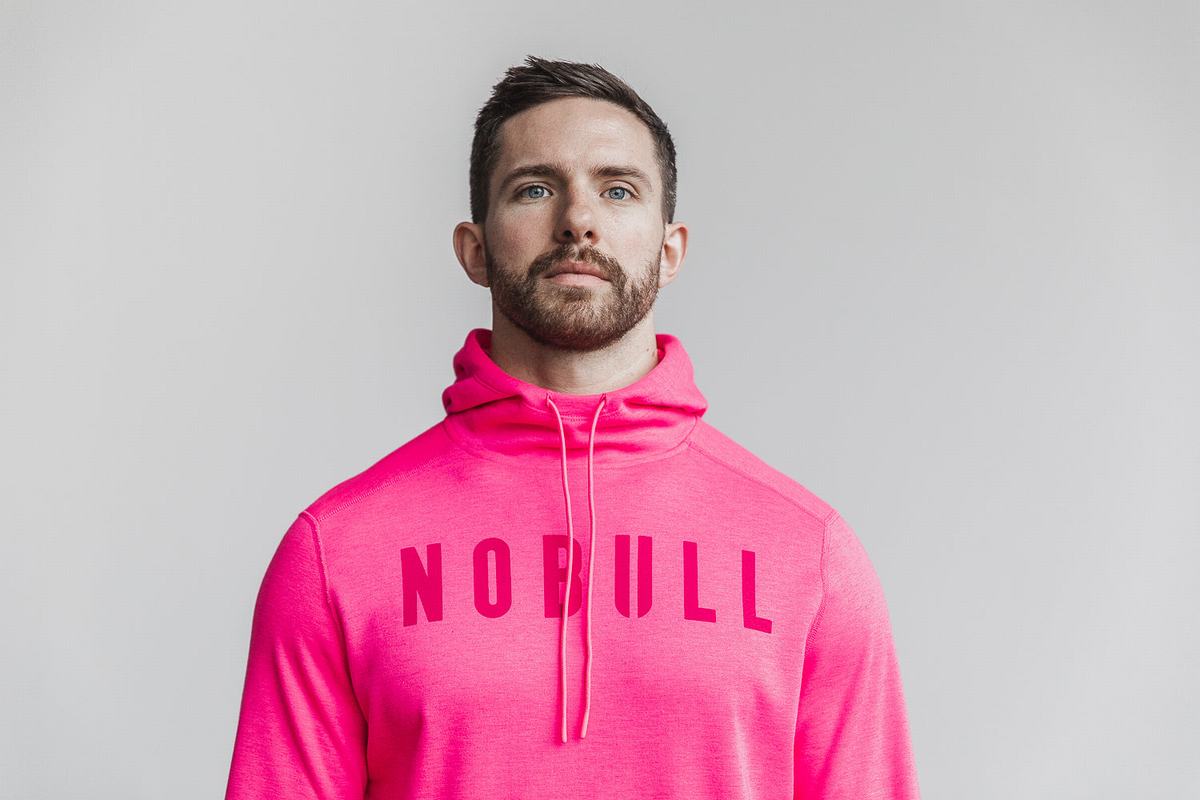 Nobull Neon Huvtröja Herr Rosa | VC0654971