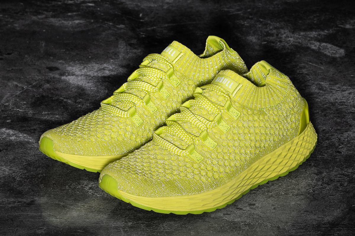 Nobull Neon Knit Runner Löparskor Dam Ljusgröna | BS0731824