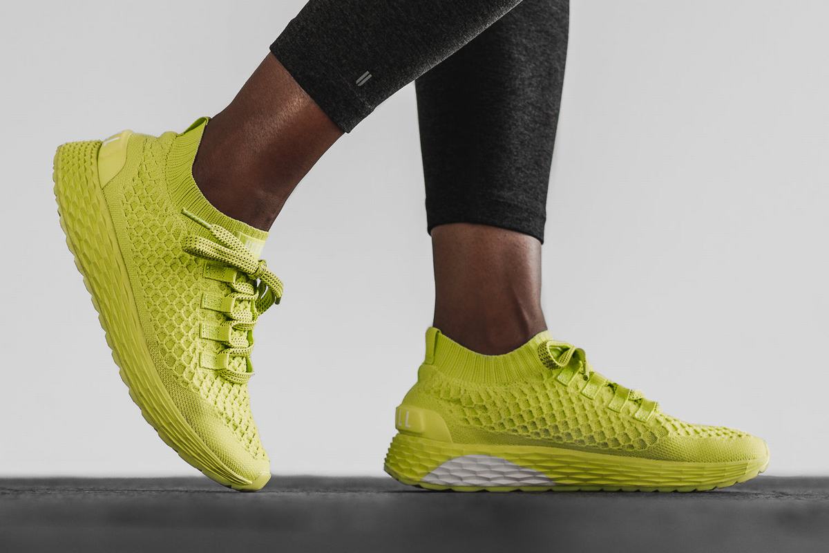 Nobull Neon Knit Runner Löparskor Dam Ljusgröna | TS8321504