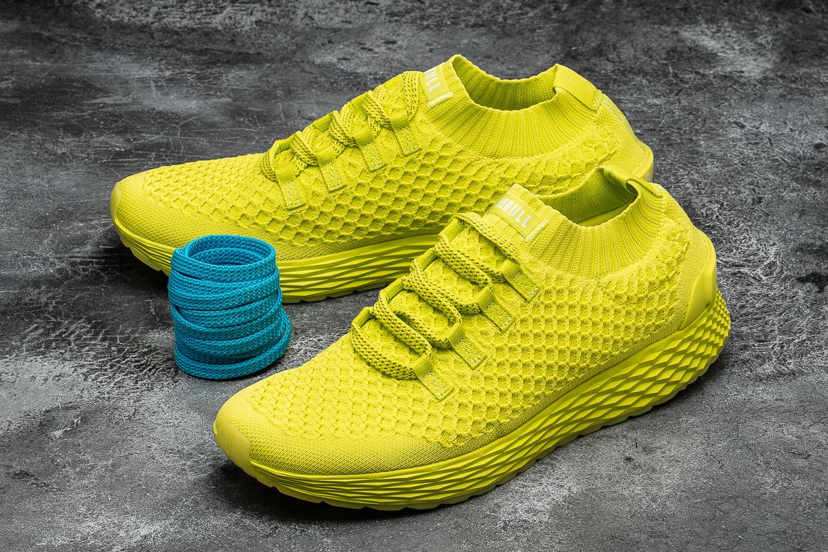 Nobull Neon Knit Runner Löparskor Dam Ljusgröna | TS8321504