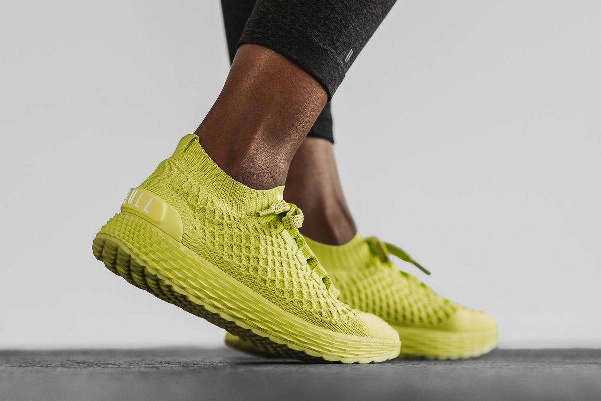 Nobull Neon Knit Runner Löparskor Dam Ljusgröna | TS8321504