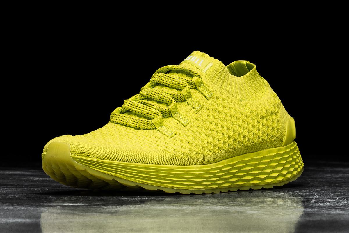 Nobull Neon Knit Runner Löparskor Dam Ljusgröna | TS8321504