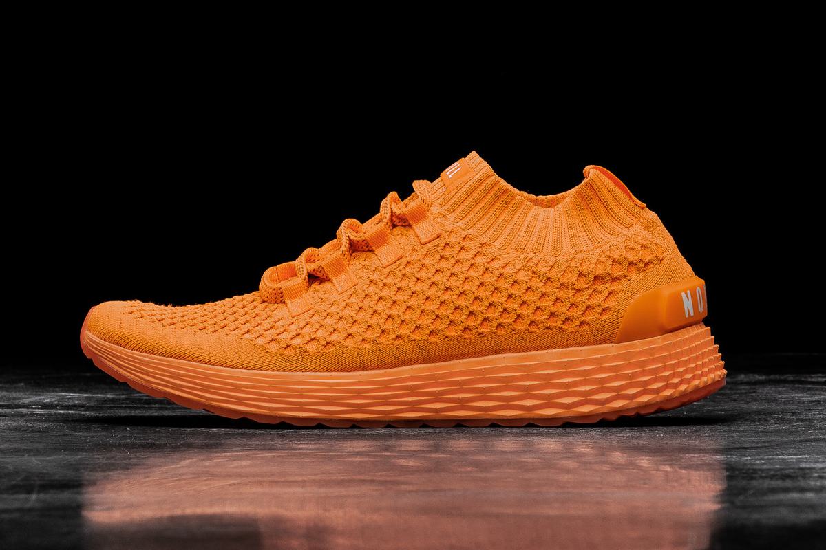 Nobull Neon Knit Runner Löparskor Dam Orange | VR4870361