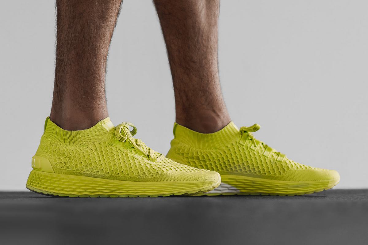 Nobull Neon Knit Runner Löparskor Herr Ljusgröna | TG9263501