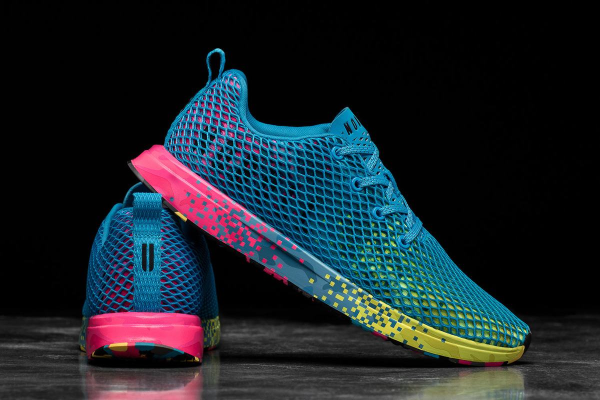 Nobull Neon Mesh Runner Löparskor Dam Blå | QA9743621