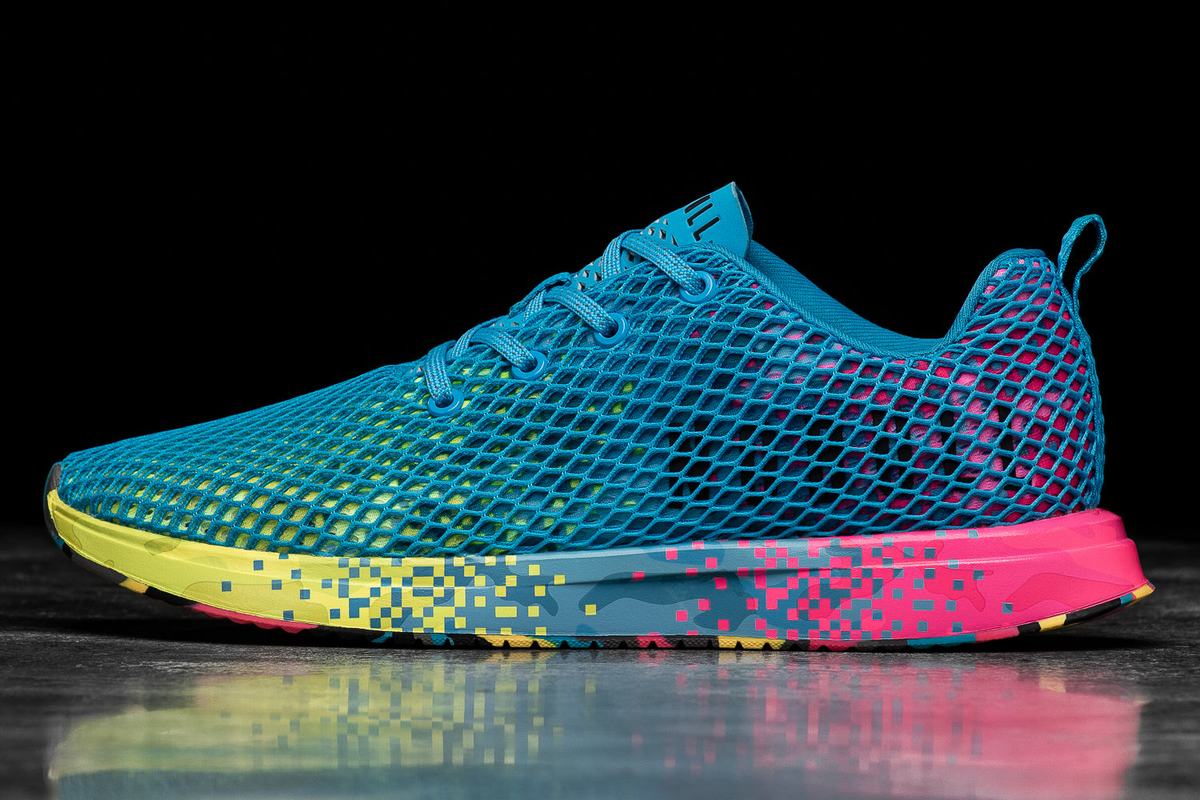 Nobull Neon Mesh Runner Löparskor Dam Blå | QA9743621