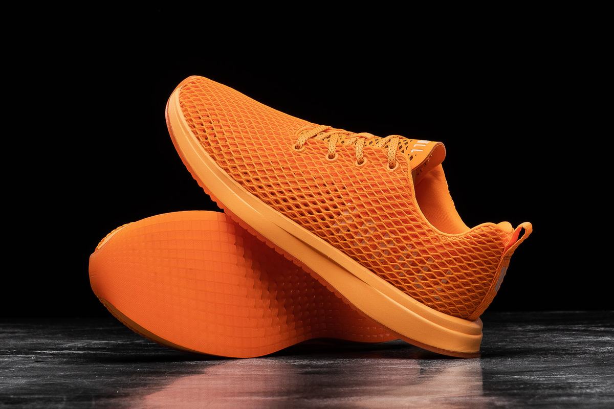 Nobull Neon Mesh Runner Löparskor Dam Orange | QI2378641