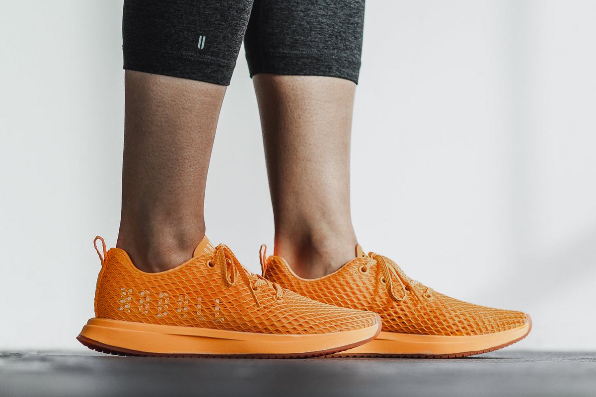 Nobull Neon Mesh Runner Löparskor Dam Orange | QI2378641