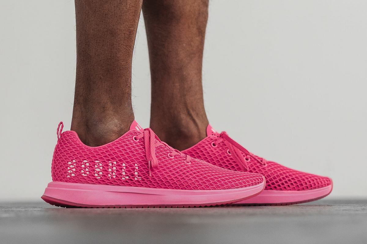 Nobull Neon Mesh Runner Löparskor Herr Rosa | NC9370826