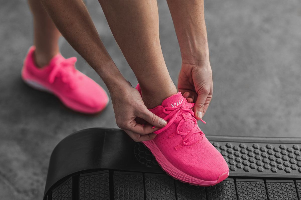 Nobull Neon Ripstop Runner Löparskor Dam Rosa | XP1892304