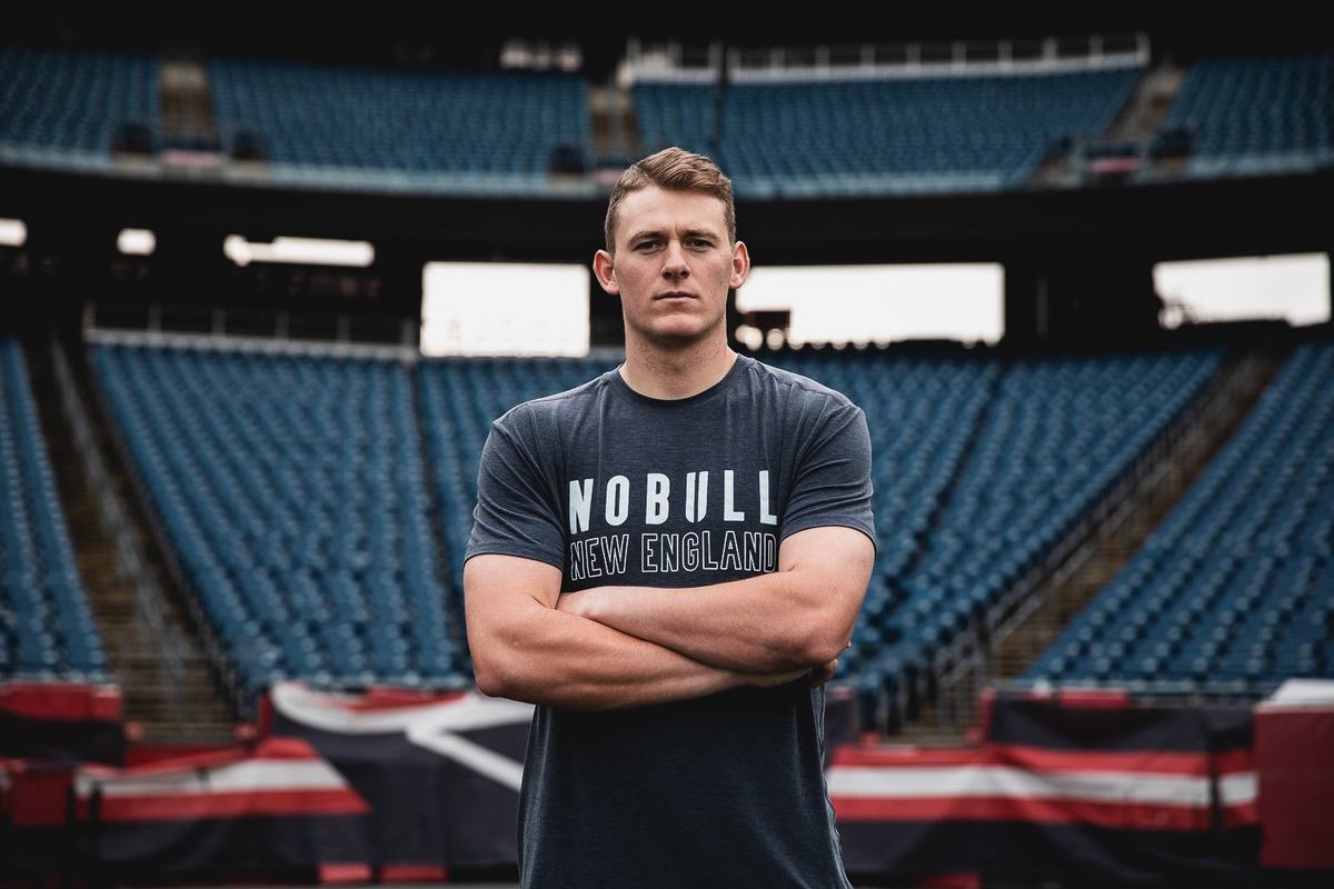 Nobull New England T-Shirt Herr Marinblå | KY6940258