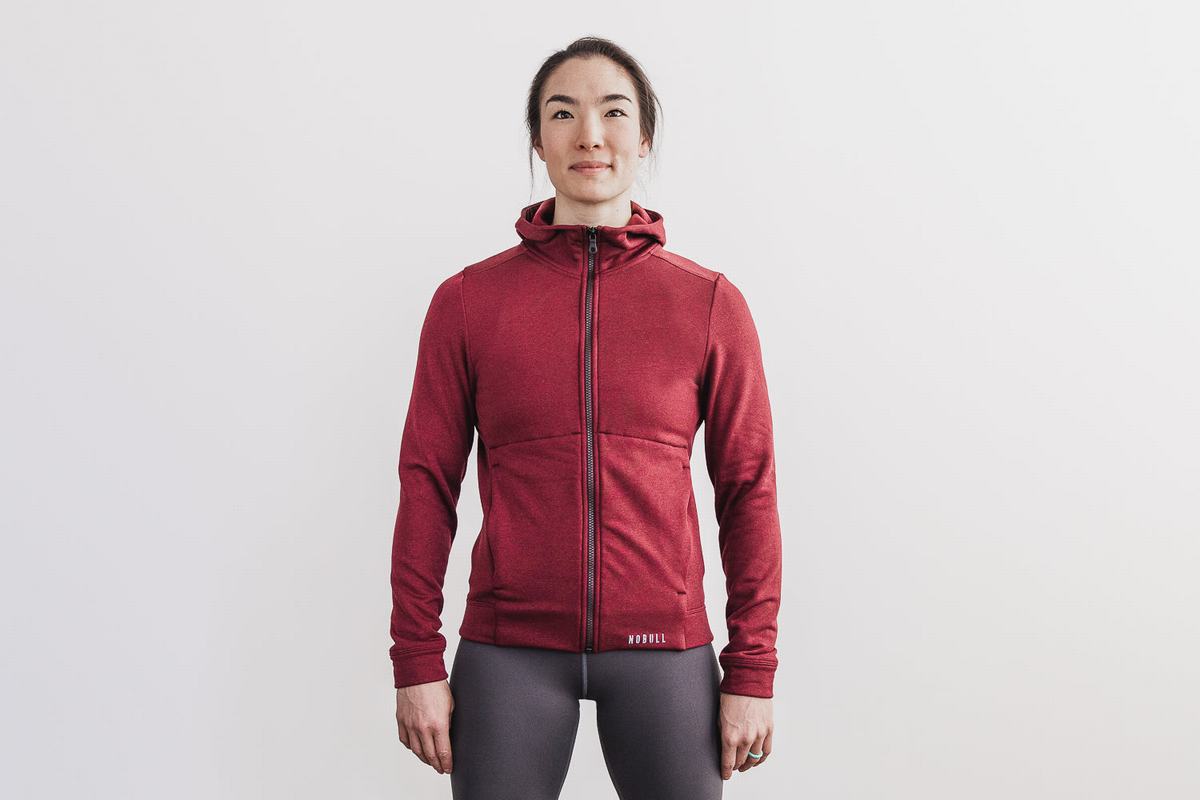 Nobull Performance Zip-up Huvtröja Dam Grå Blå | CI2418075