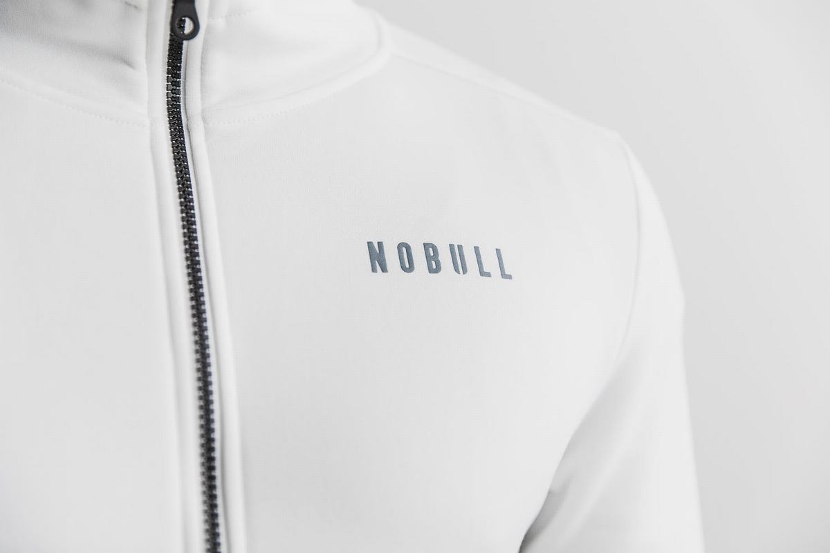 Nobull Performance Zip-up Huvtröja Herr Vita | LG9285407