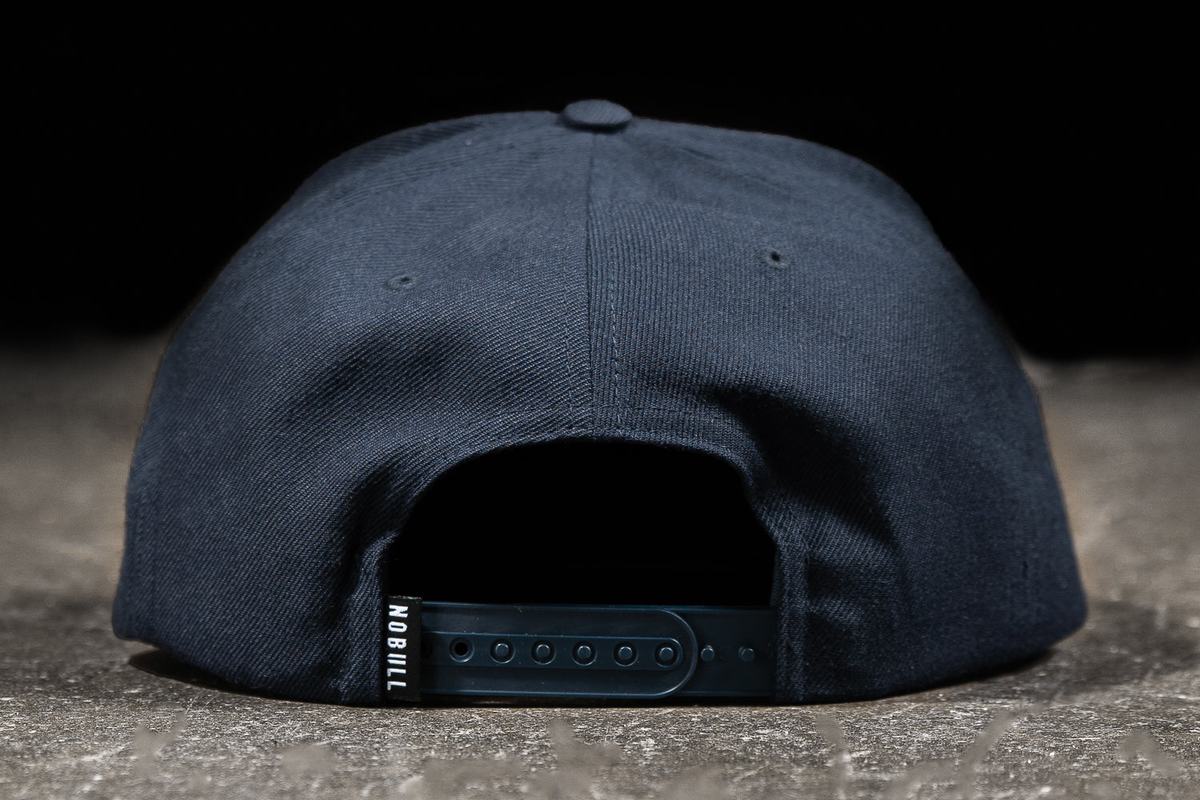 Nobull Platta-Brim Snapback Hatt Dam Marinblå | PG0438956