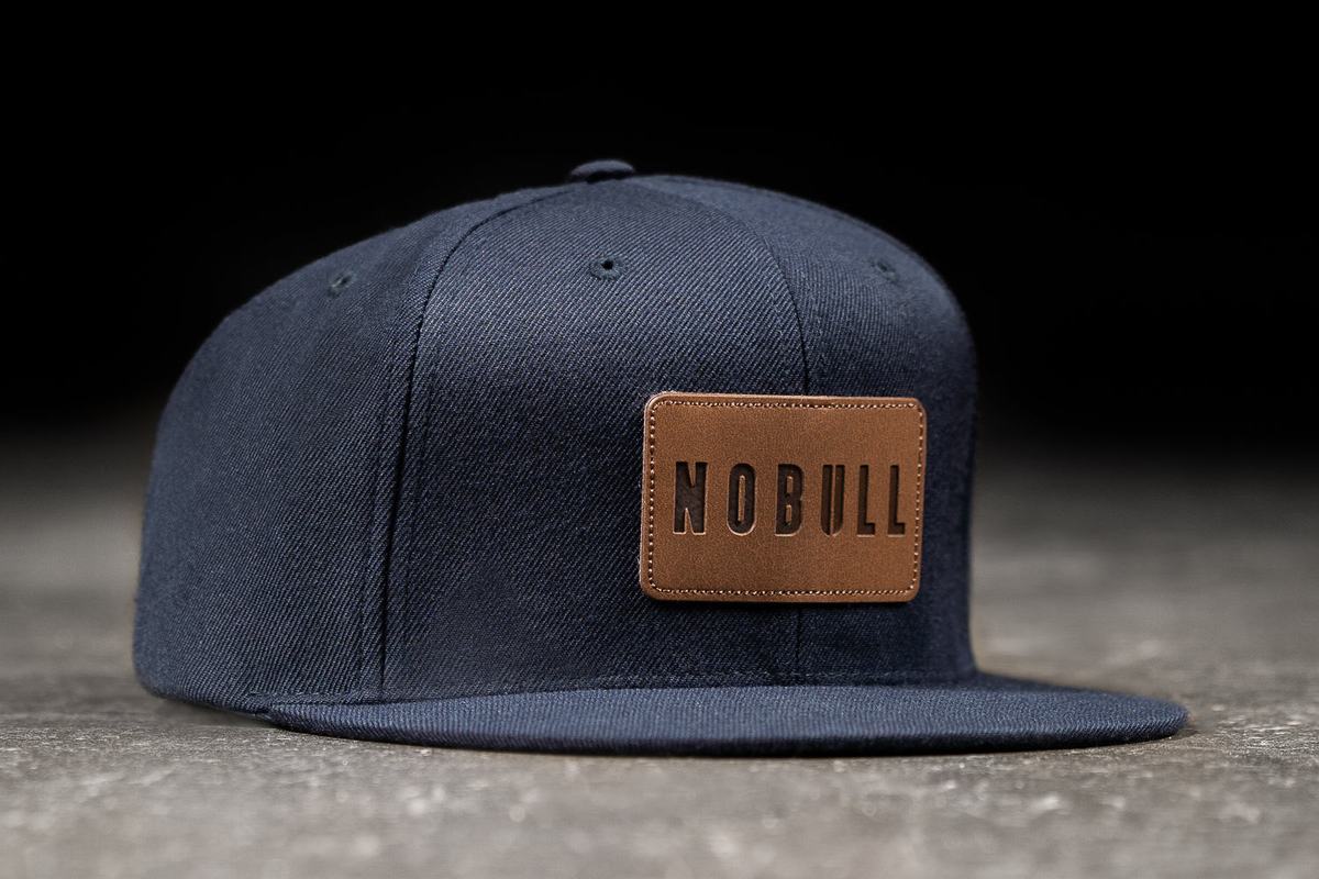 Nobull Platta-Brim Snapback Hatt Dam Marinblå | PG0438956