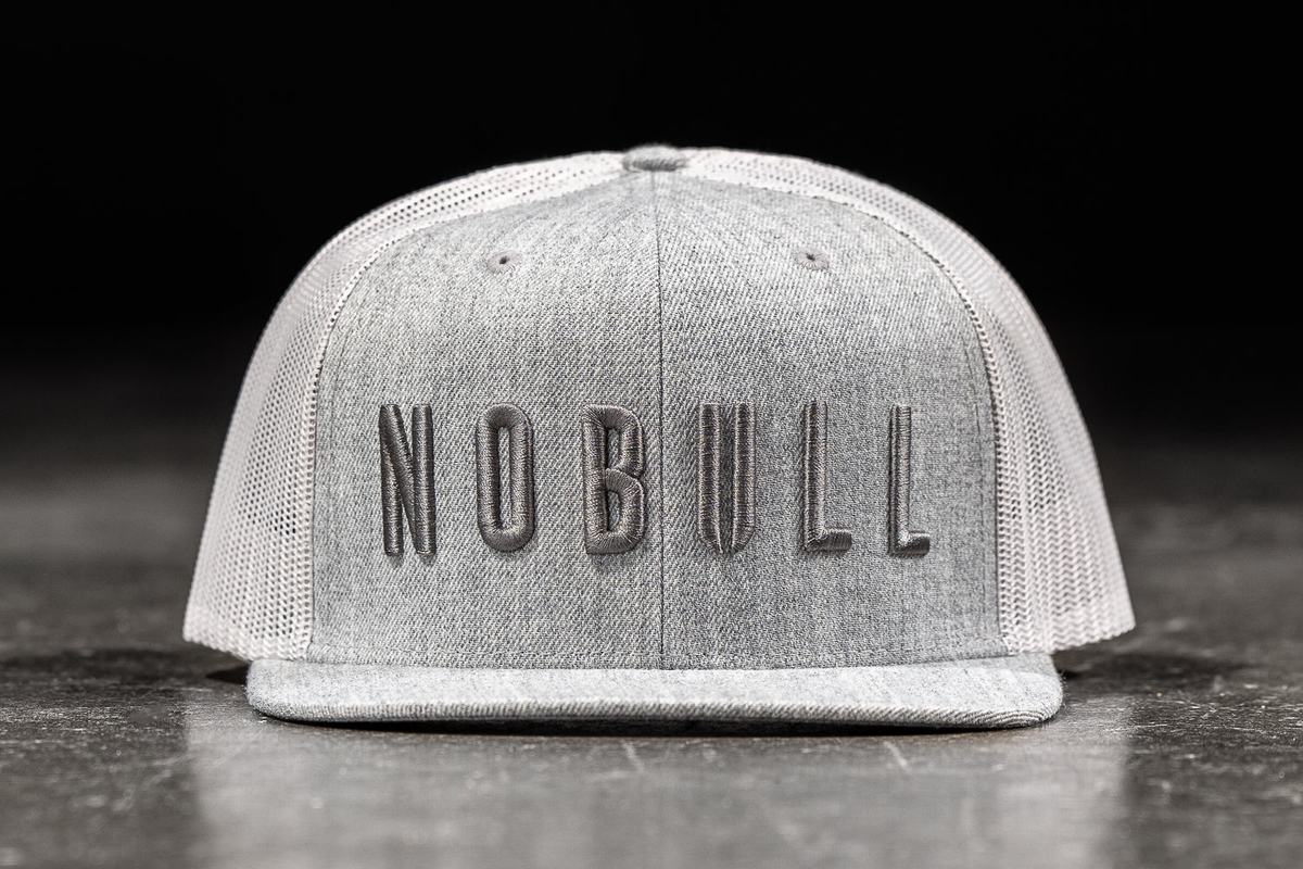 Nobull Platta-Brim Trucker Hatt Dam Ljusgrå | AB6801374