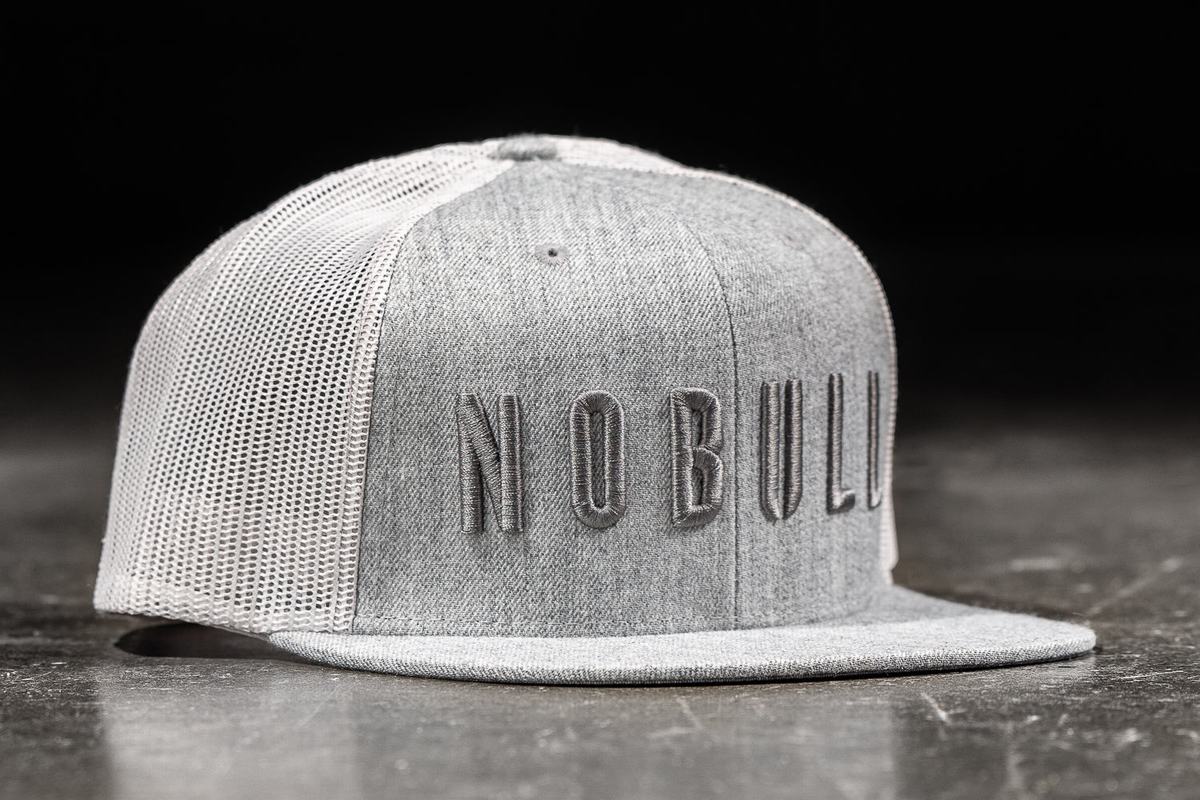 Nobull Platta-Brim Trucker Hatt Dam Ljusgrå | AB6801374