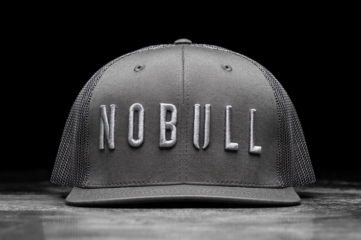 Nobull Platta-Brim Trucker Hatt Herr Mörkgrå | DO9106823