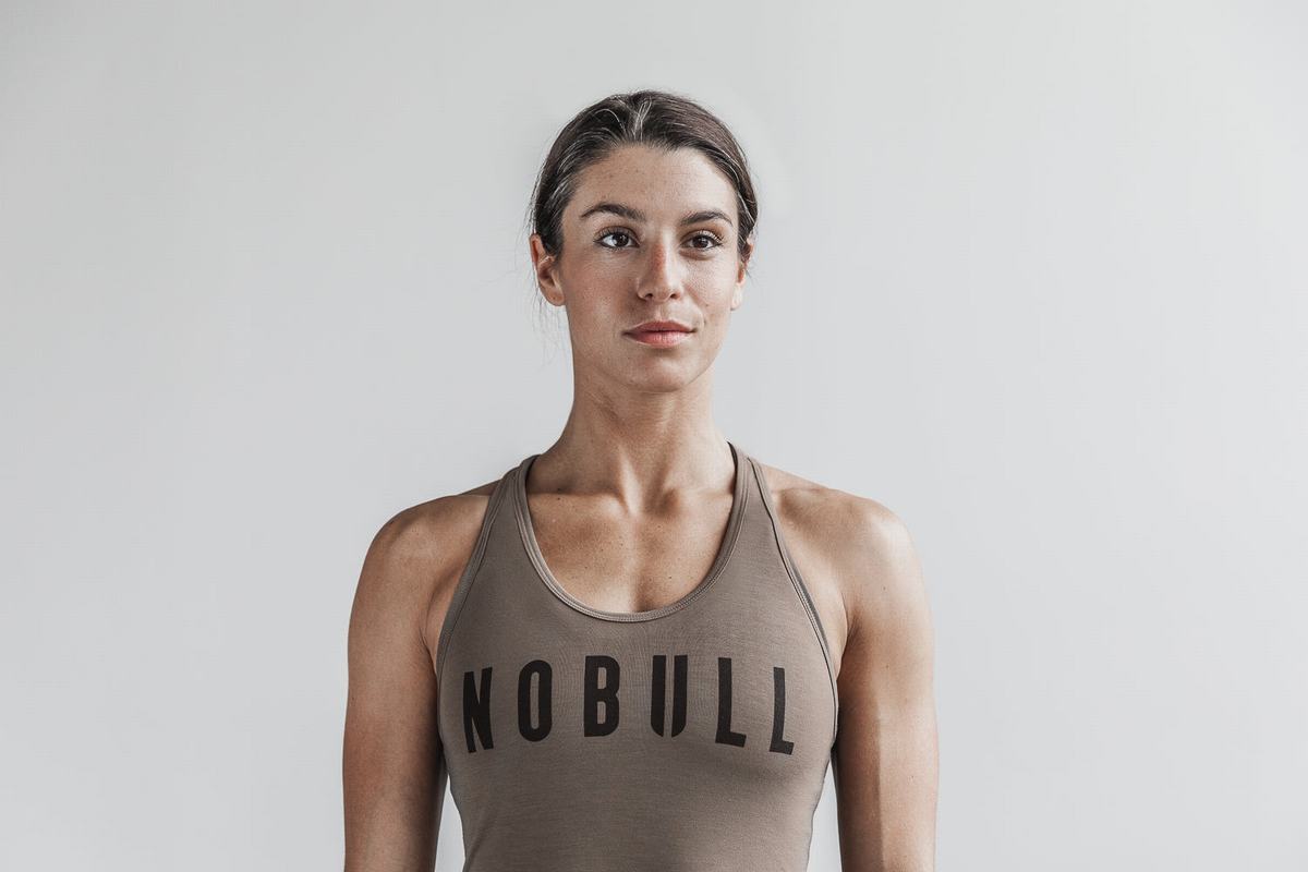 Nobull Racerback Tank Linne Dam Bruna | AP4806297